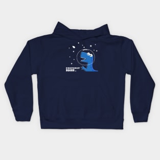 Cute Astronaut dinosaur. Kids Hoodie